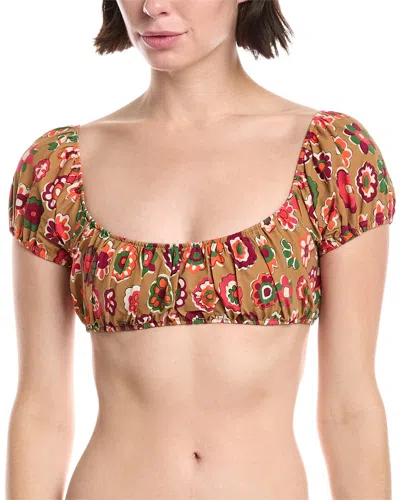 Montce Atia Bikini Top In Brown