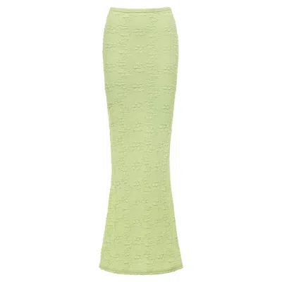 Montce Avo Floral Natalia Skirt In Green