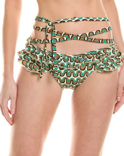 Montce Ballet Lulu Bikini Bottom In Green