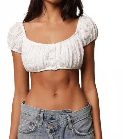 Montce Bandita Bikini Top In Seychelles In White