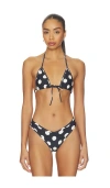 Montce Binded Emma Bikini Top In Black