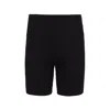 Montce Black Crochet Midi Bike Short In Black
