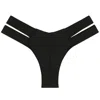 Montce Black Euro Bikini Bottom In Black