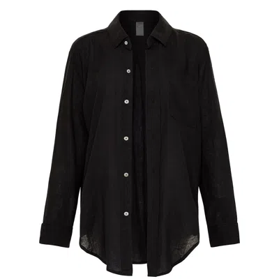 Montce Black Long Sleeve Button Down Shirt
