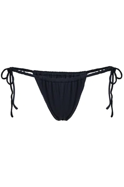 Montce Brasil Scrunch Bikini Bottom In Black