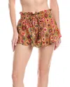 Montce Boho Silk-blend Short In Brown