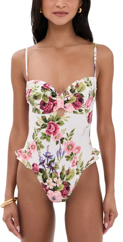 Montce Bouquet Devin Ruffle One Piece Bouquet In Pink