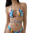 Montce Brasil Bikini Top In Abstract In Multi
