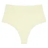 Montce Buttercream Rib Added Coverage High Rise Bikini Bottom