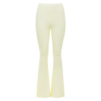 Montce Buttercream Rib Flair Pant In Multi
