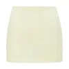 Montce Buttercream Rib Micro Skirt