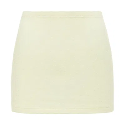 Montce Buttercream Rib Micro Skirt In Multi