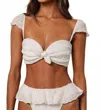Montce Cabana Bikini Top In Seychelles In Brown