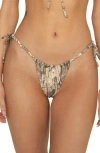 Montce Camouflage Bikini Bottoms In Brown