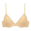 Montce Canary Stripe Dainty Bikini Top