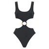 Montce Charcoal Ky One-piece In Black