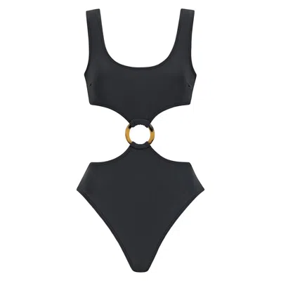 Montce Charcoal Ky One-piece In Black