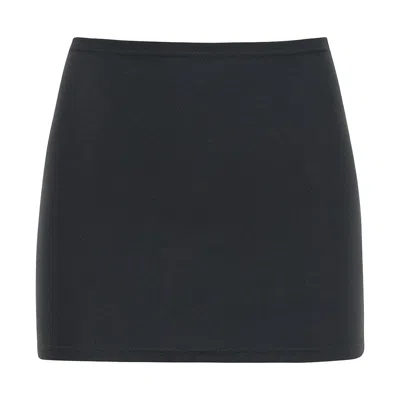 Montce Charcoal Micro Skirt In Blue