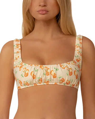 Montce Cherry Sherbet Zoe Bikini Top In Multi