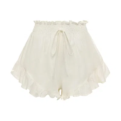 Montce Cream Boho Short In White