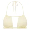 Montce Cream Rib Brasil Bikini Top
