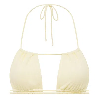 Montce Cream Rib Brasil Bikini Top
