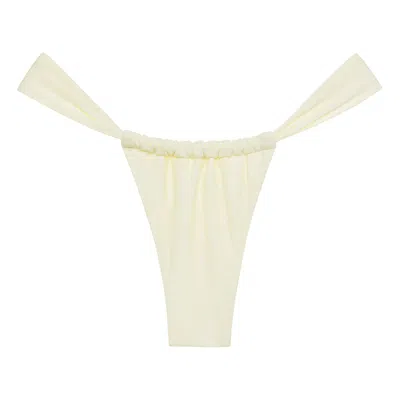 Montce Cream Sandra Bikini Bottom In White
