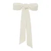 Montce Cream Terry Rib Hair Ribbon