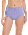Montce Crocheted High Rise Bottom In Blue