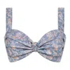 Montce Cupid Hayden Bikini Top In Blue