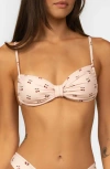 Montce Devin Bikini Top In Pink