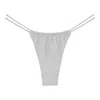 Montce Disco Sparkle Brasil Bikini Bottom In Gray