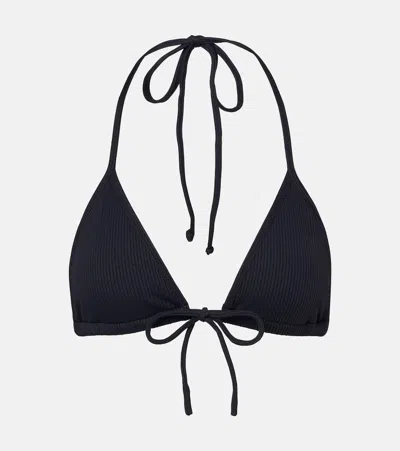 Montce Binded Emma Bikini Top In Black