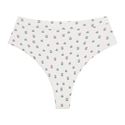 Montce Fruity Floral Paulina Bikini Bottom In Neutral