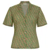 Montce Geo Frankie Top In Green