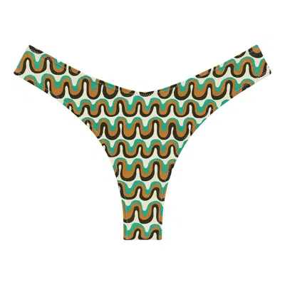 MONTCE GROOVY LULU (ZIG-ZAG STITCH) BIKINI BOTTOM