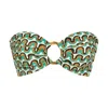 Montce Groovy Tori Ties Bandeau Bikini Top