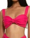 Montce Hayden Bikini Swim Top In Raspberry In Pink