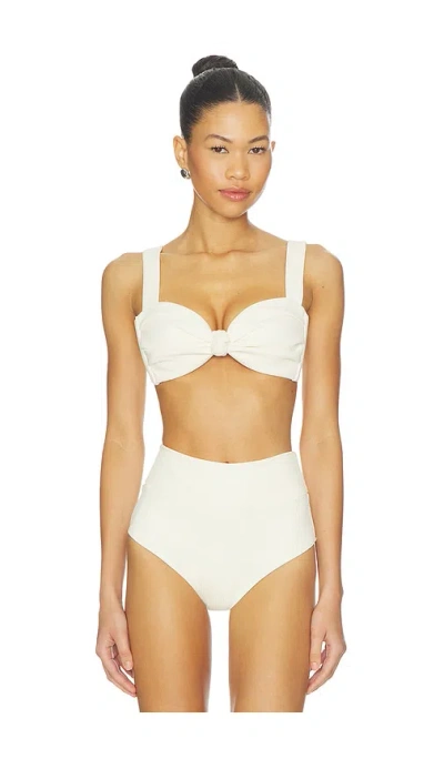 Montce Hayden Bikini Top In White