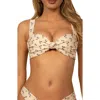 Montce Hayden Knotted Bikini Top In Neutral