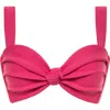 Montce Plus Raspberry Hayden Bikini Top In Raspberry