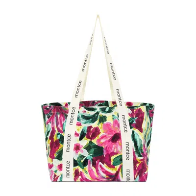 Montce Isla Floral Beach Bag In Multi