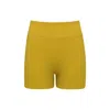 Montce Key Lime Micro Scrunch Classic Bike Short In Multi