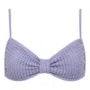 Montce Lavender Crochet Devin Bikini Top In Purple