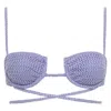 Montce Lavender Crochet Simone Bikini Top