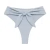 Montce Light Denim Paula Tie-up Bikini Bottom