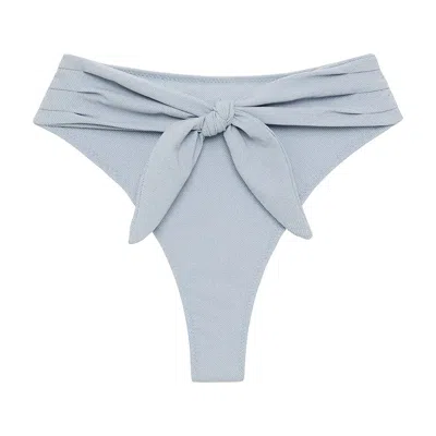 Montce Light Denim Paula Tie-up Bikini Bottom