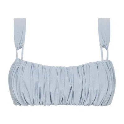 Montce Light Denim Victoria Bikini Top