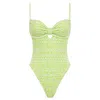 Montce Lime Icing Devin One-piece In Multi