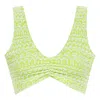 Montce Lime Icing Kim Variation Top In Multi